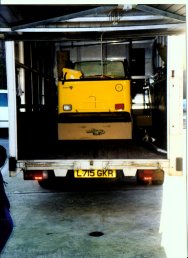 Car in Caterham van