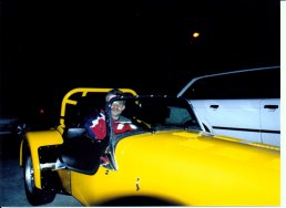 Me in car off for post build check and SVA